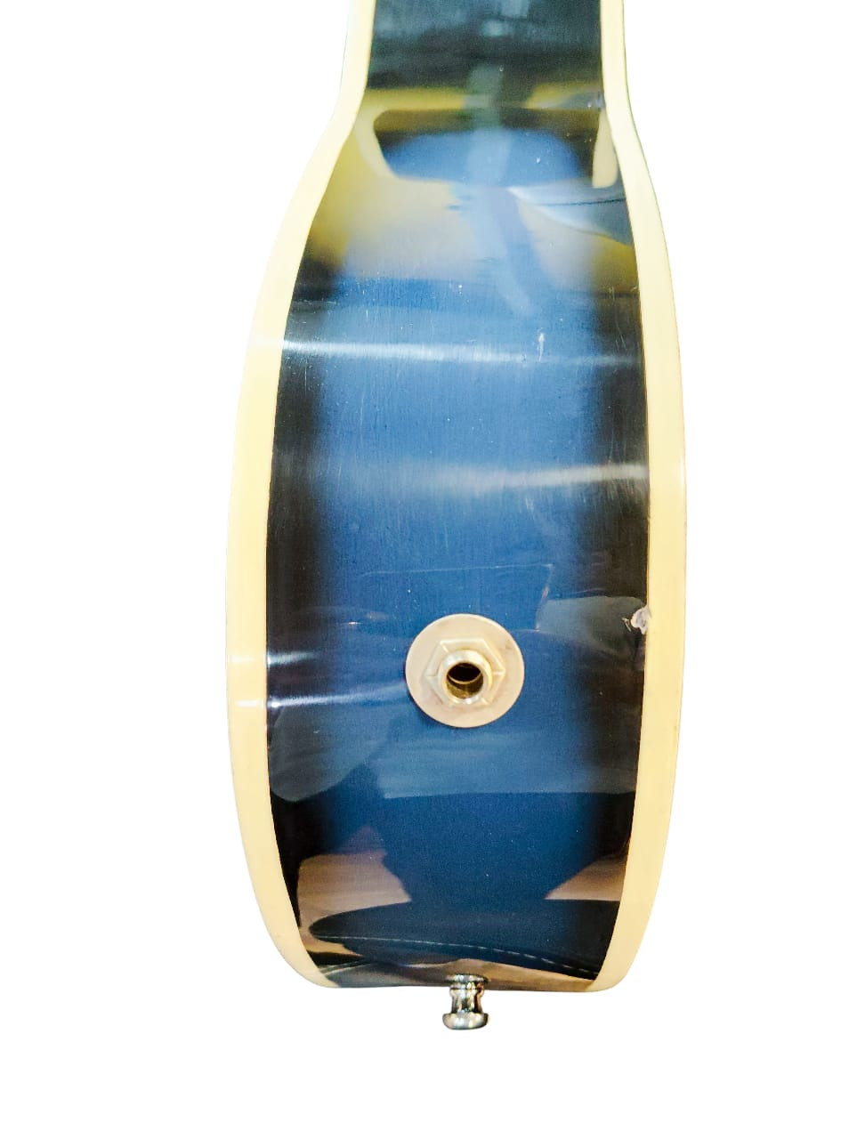 Hobmer 165 Export Semi acoustic Guitar 36 Blue and Black With Case