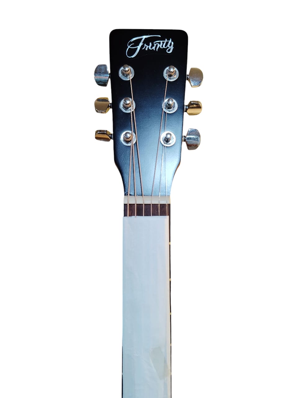 Trinity TNY-38MCE Semi-Acoustic Guitar In-built Tuner and Equilize with padded bag Natural Wooden