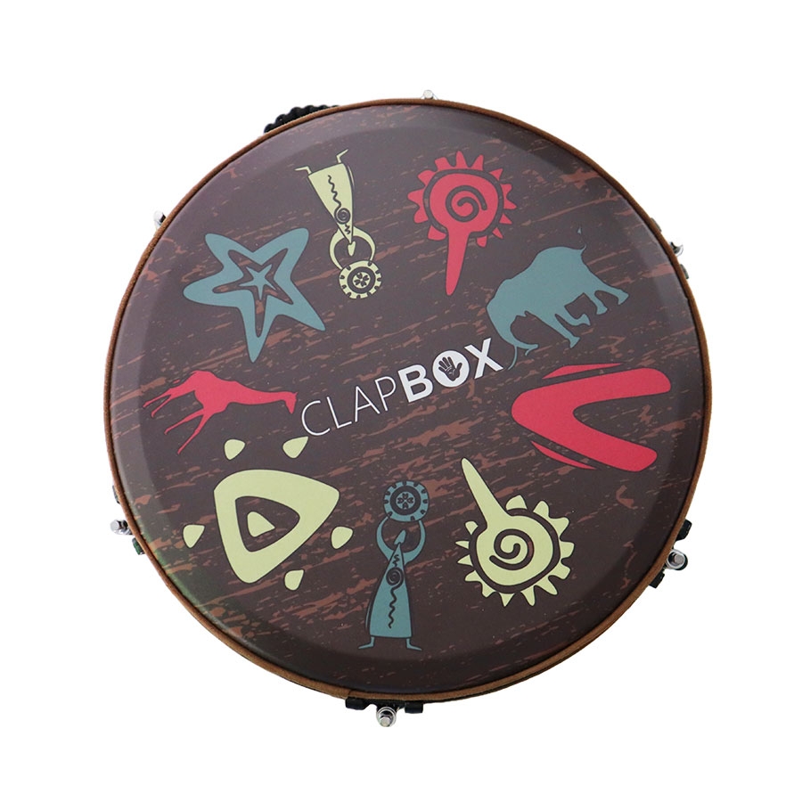 Clapbox DB105 Djembe - 12 inches Machine Head Tuning With bag