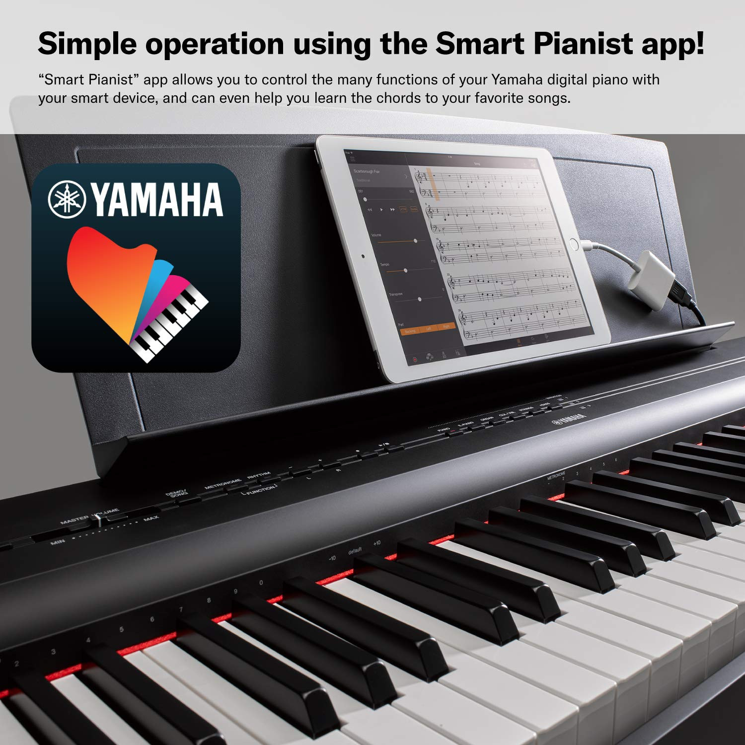 Yamaha P-121B 73-Key Digital Piano Black