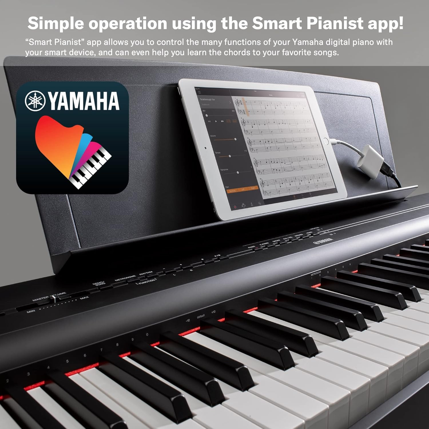 Yamaha P-125AB DIGITAL PIANO WITH 88