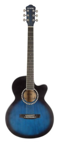 Kaps ST-1CR Acoustic Guitar Rosewood Rosewood Right Hand Orientation BLUE SUNBURST