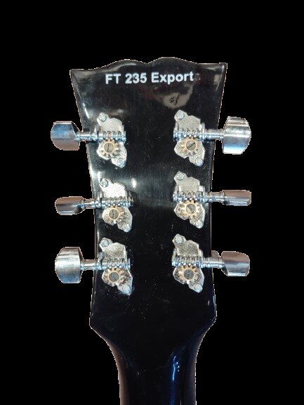 Hobmer 235 Semi acoustic Guitar 41  Black  With Case