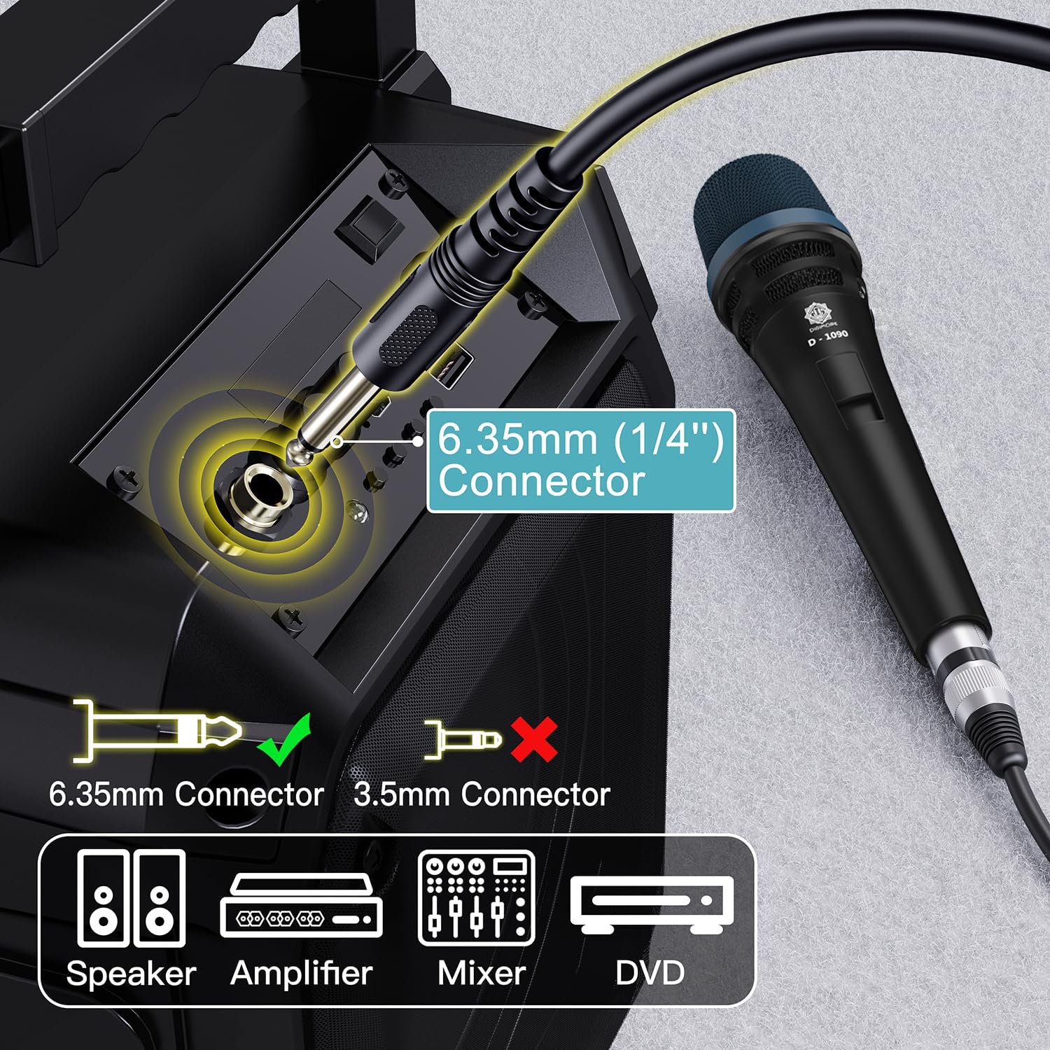 Digimore D-1090 Proffessional dynamic microphone
