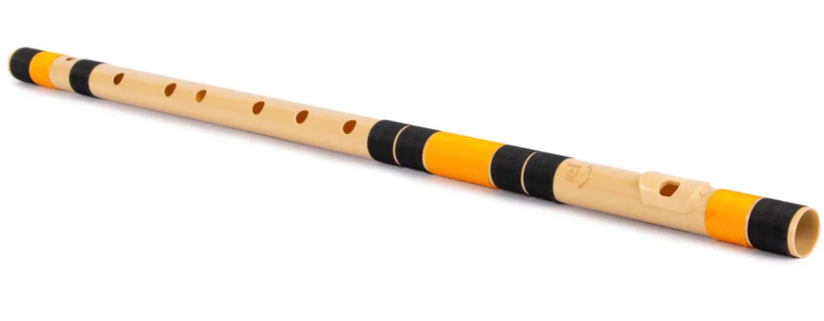 Radhe Flutes PVC Fiber F Sharp Bansuri Base Octave 27inches
