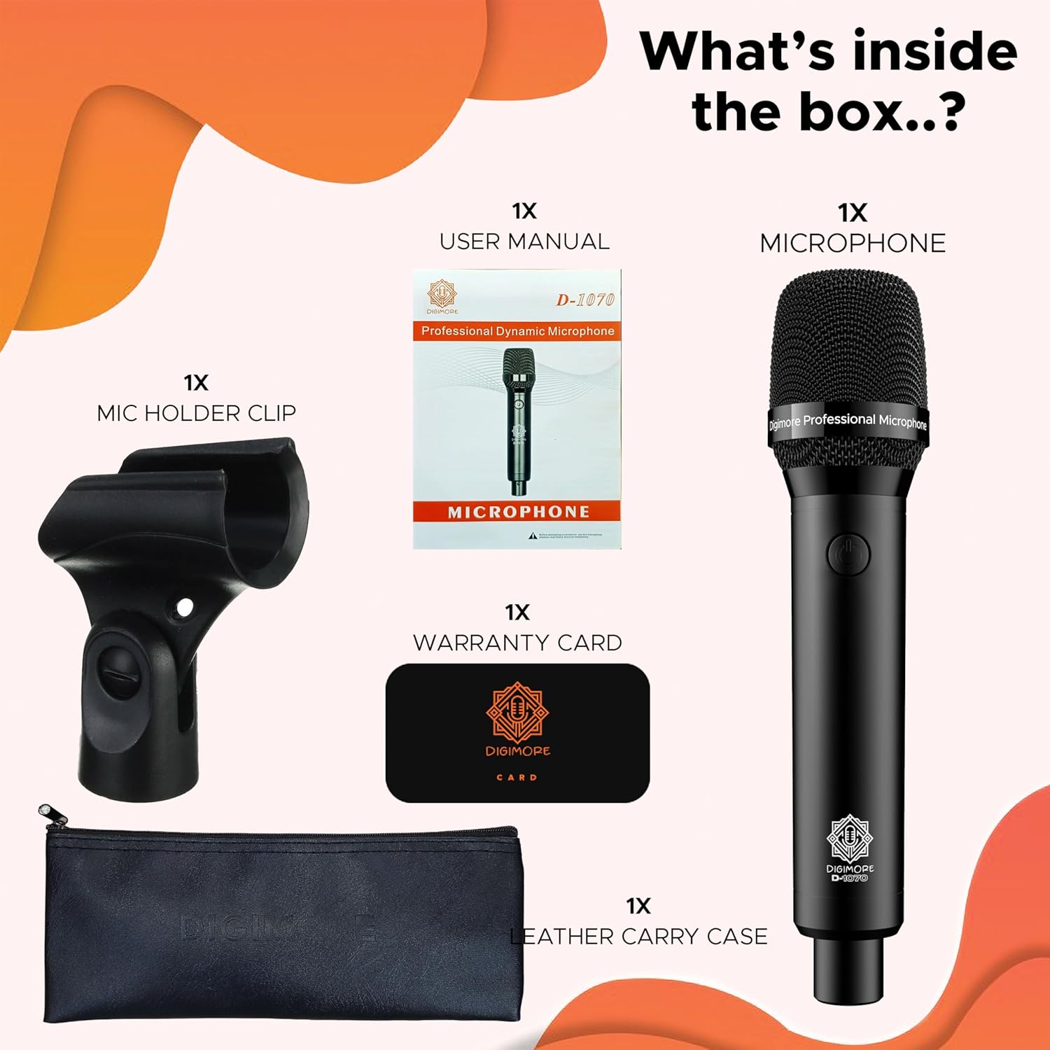 Digimore D-1070 Proffessional dynamic microphone