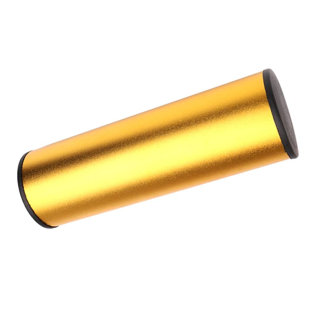 Clapbox Hand Shaker PercussionMetal Cylinder Sand Shaker Rhythm Hand Percussion Instrument Golden