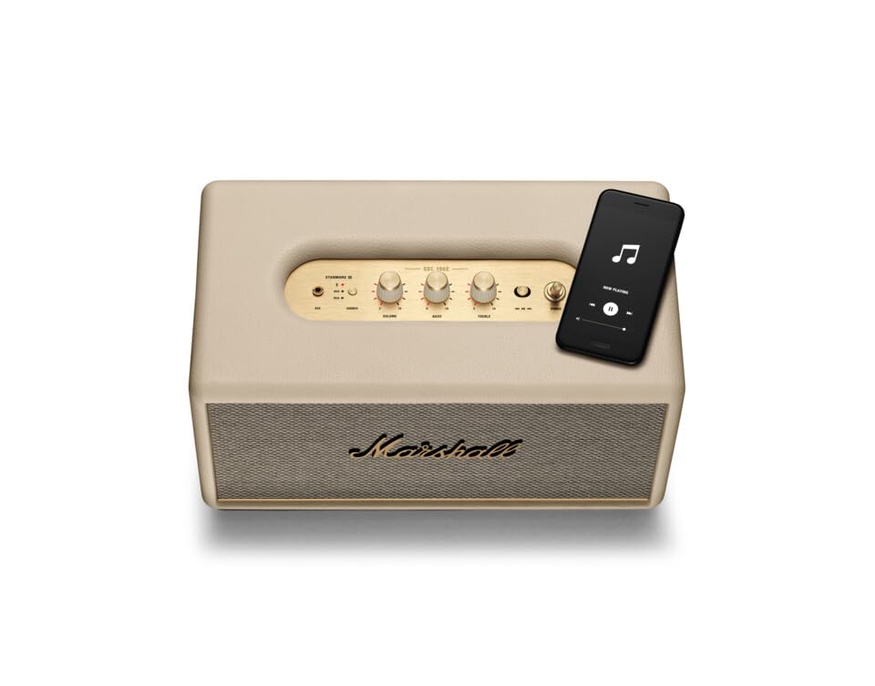Marshall Stanmore III Bluetooth Wireless Powered 15 Watts Speaker Cream