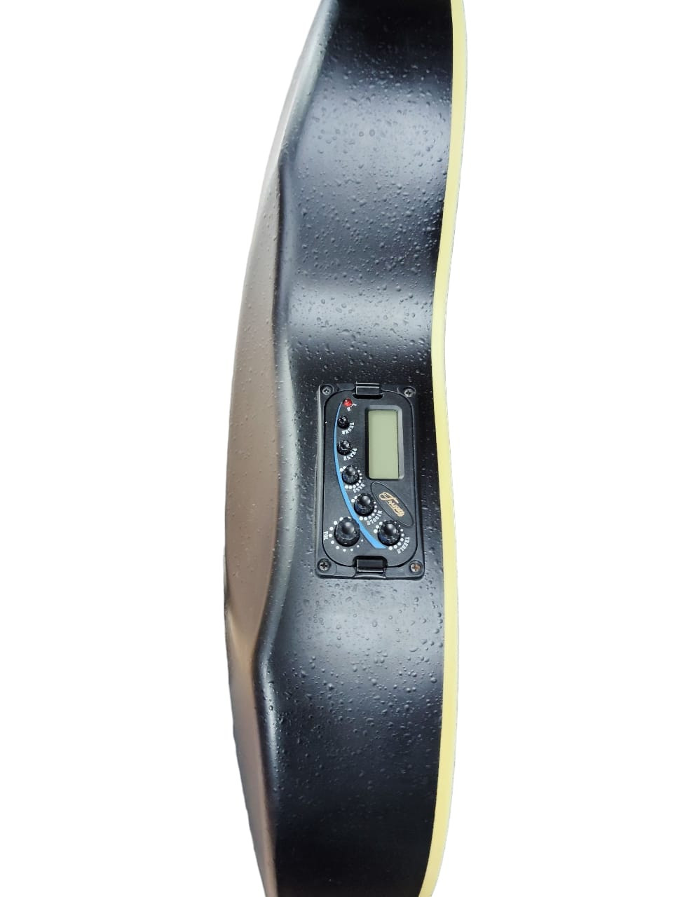 Trinity Orion 1 Electro Acoustic Cutaway Guitar with Equalizer and Tuner Inbuilt With Paddd Bag Belt and Plectrums