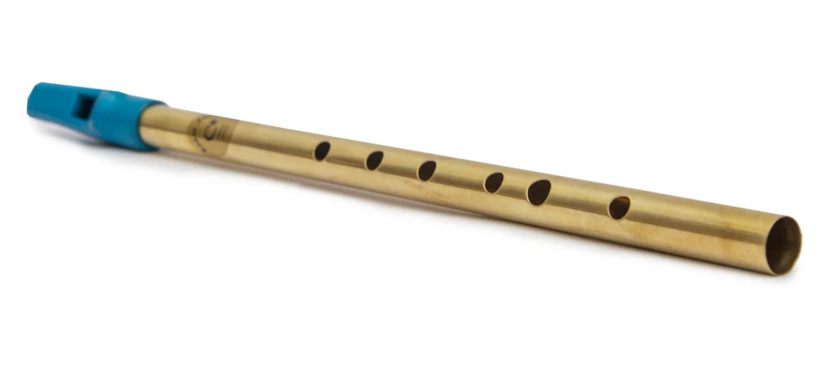 Radhe Flutes Brass C Sharp Soprano Vertical Blow 125inches