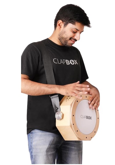 ClapBox Travel Cajembe Natural 3 instruments in 1