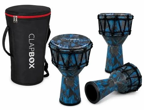 Clapbox Djembe DB-101 8 inches - Rope tuning with BAG