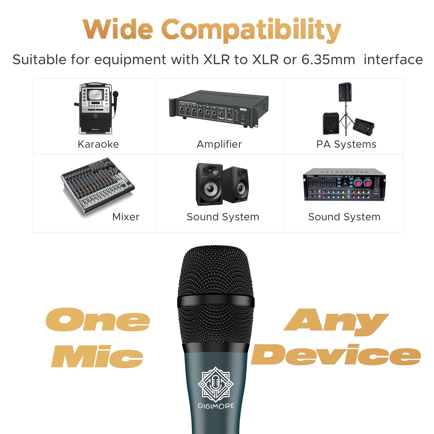 Digimore D-1030 Proffessional dynamic microphone