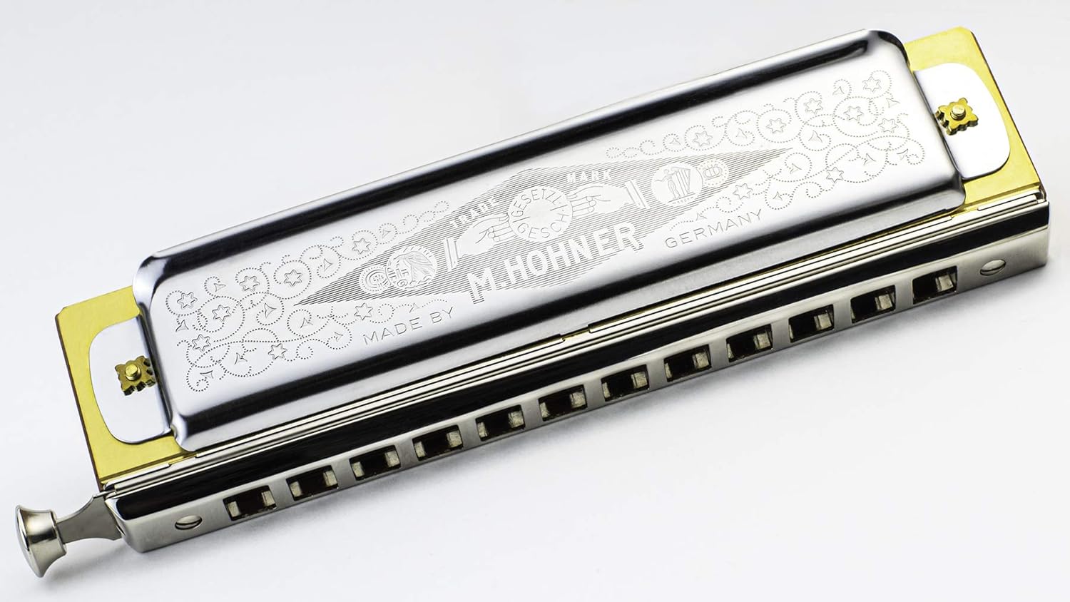hohner harmonica super chromonica Key B M27012