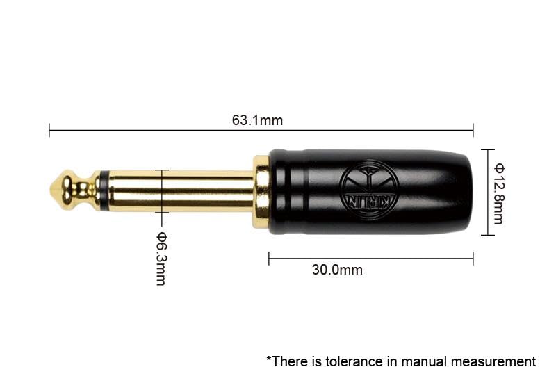 Kirlin Woven instrumentn cable 10mtr IW-241BCG-GOB