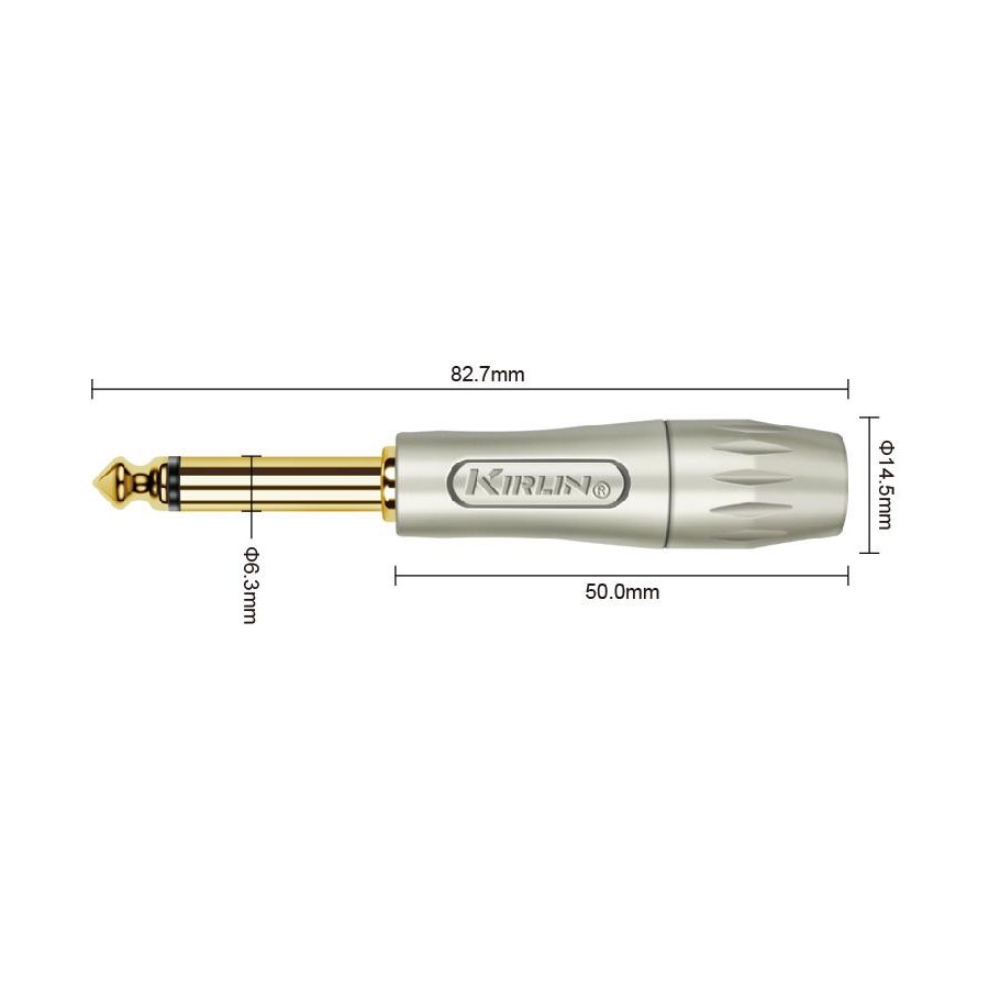 Kirlin Premium plus instrument cable 6 mtr IWB-201PFG-OL