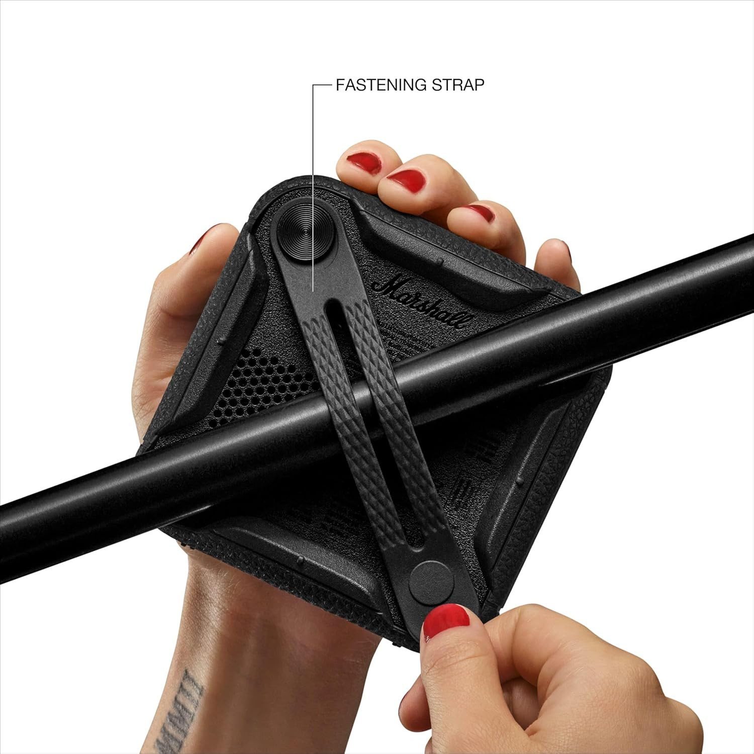 Marshall Willen II Portable Bluetooth Speaker 17 Hour Playtime Dust Waterproof IP67 10 W Bluetooth Speaker Black Brass Mono Channel