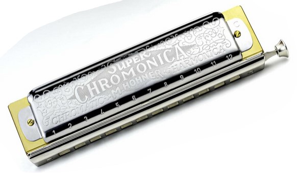 hohner harmonica super chromonica Key E M27005