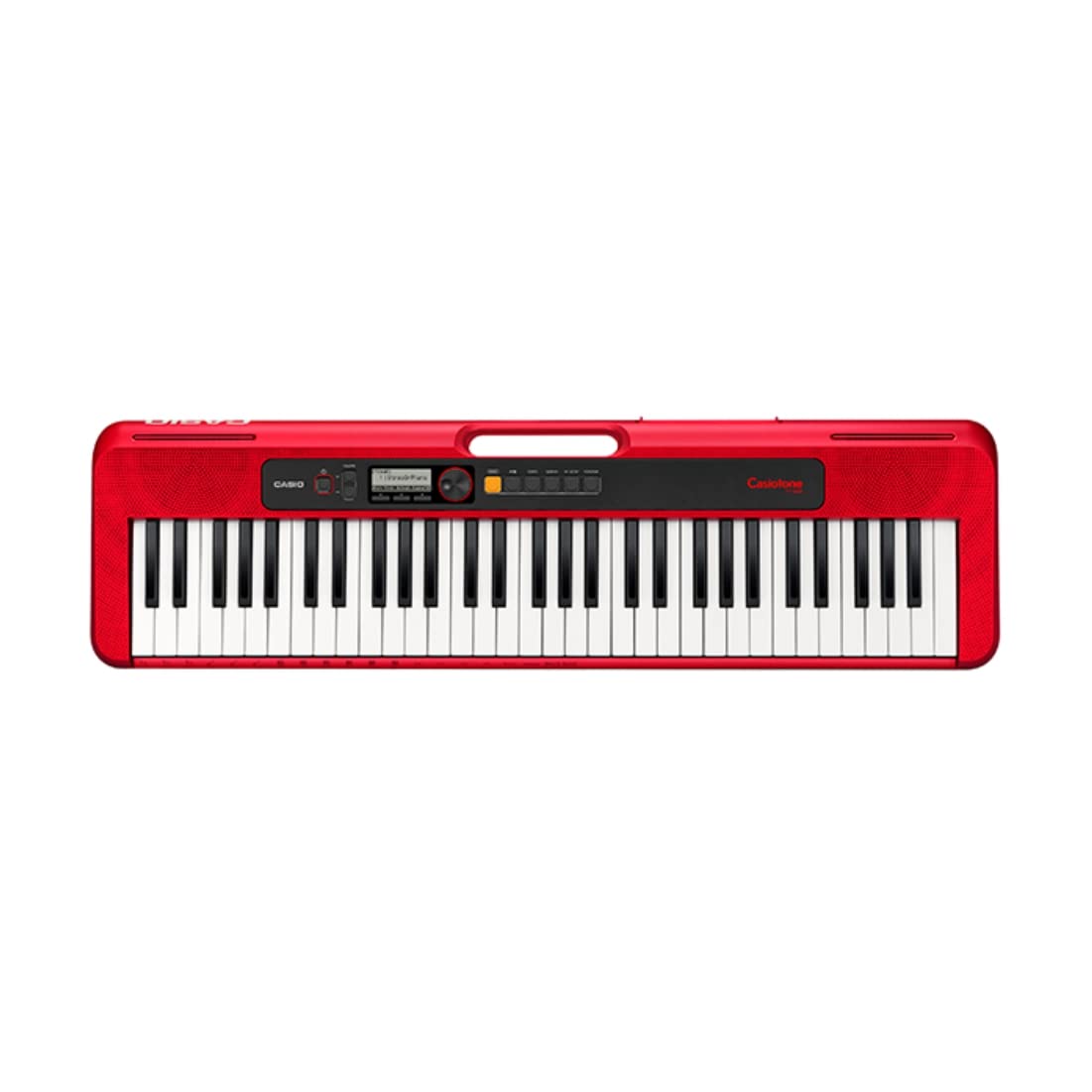 Casio CT-S200 Casiotone 61-Key Portable Keyboard with Bag Stand Dustcover Combo PackRed