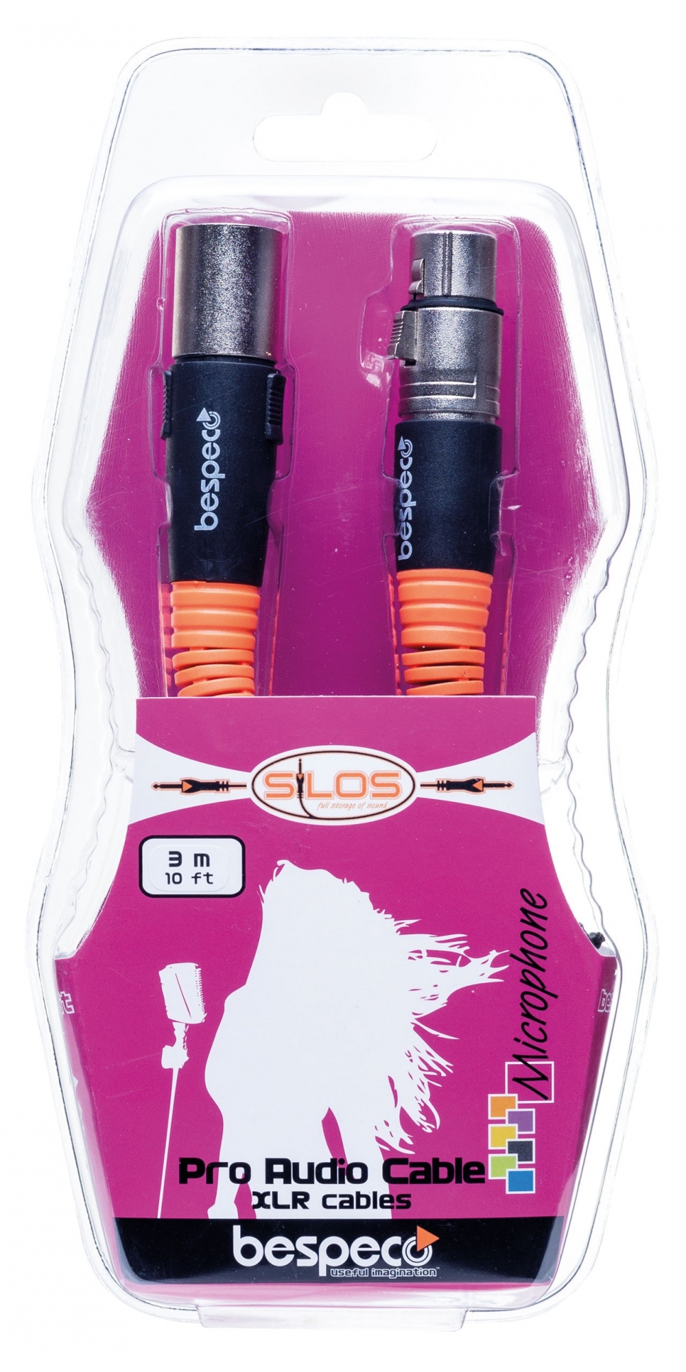 Bespeco SLFM450 XLR 3 Pole Female XLR 3 Pole Male 45 mtr
