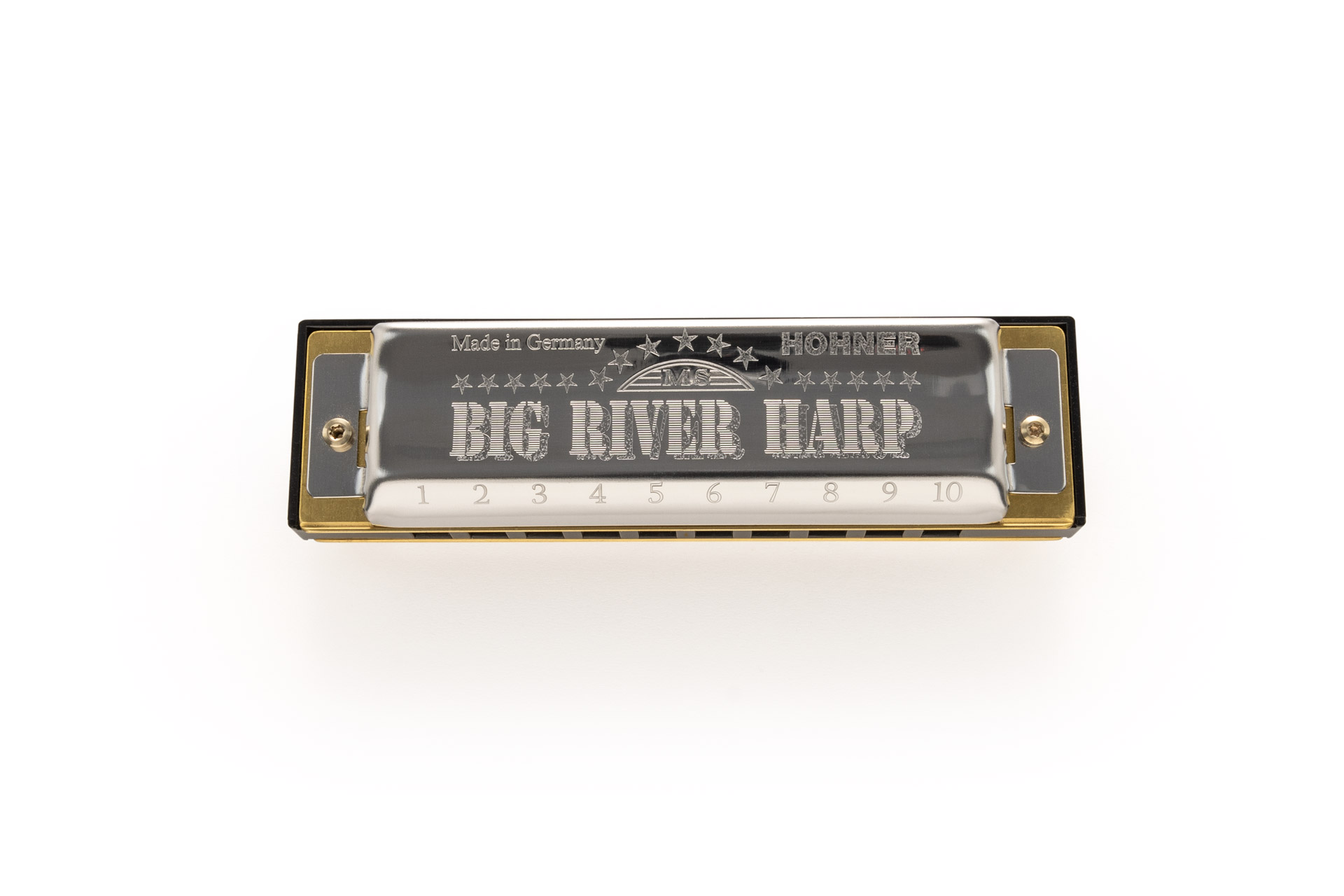 Hohner Harmonica Big River Harp Key A M590106P