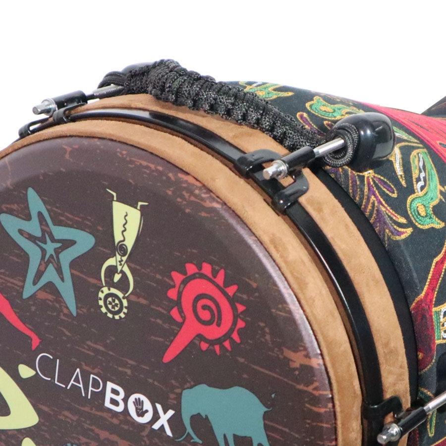 Clapbox DB105 Djembe - 12 inches Machine Head Tuning With bag