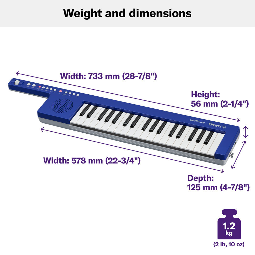 Yamaha SHS-300 Blue Keytar