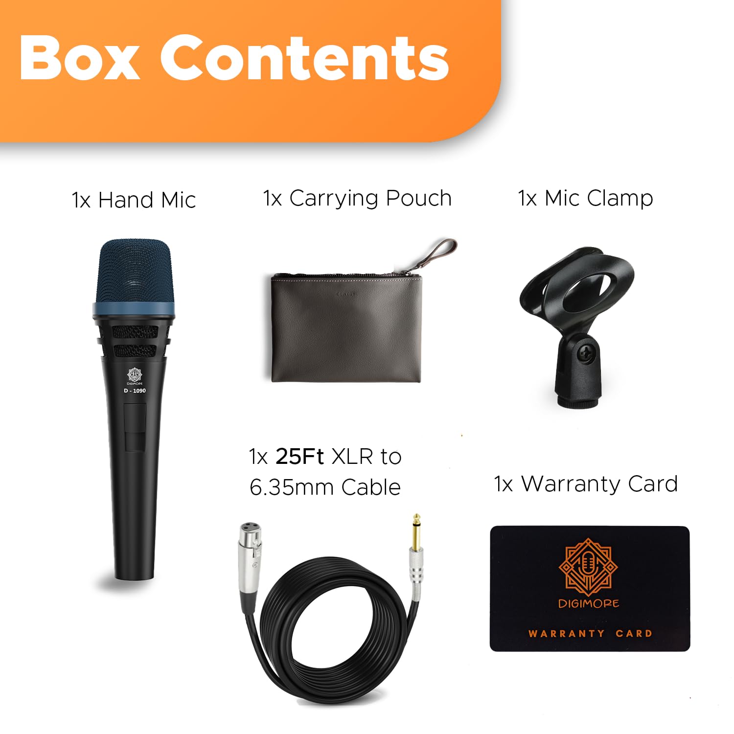 Digimore D-1090 Proffessional dynamic microphone