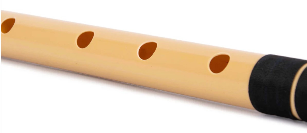 Radhe Flutes PVC Fiber F Sharp Bansuri Base Octave 27inches