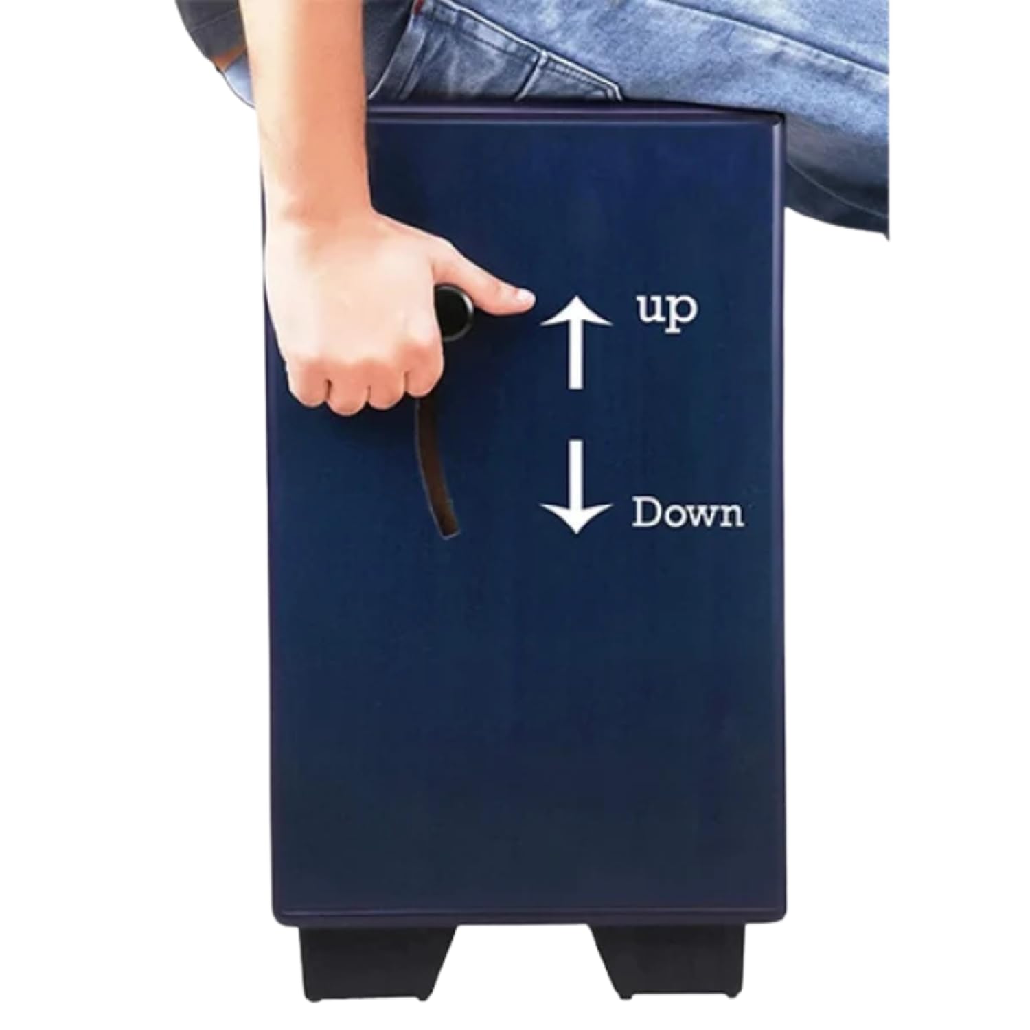 Clapbox CB40 - Blue Adjustable Snare Cajon3 Internal Snares