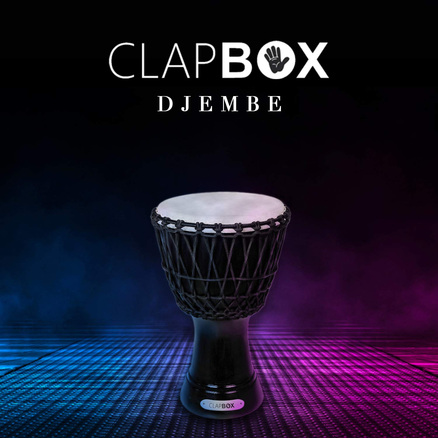 Clapbox Djembe - Mango Wood 8 Inches Black