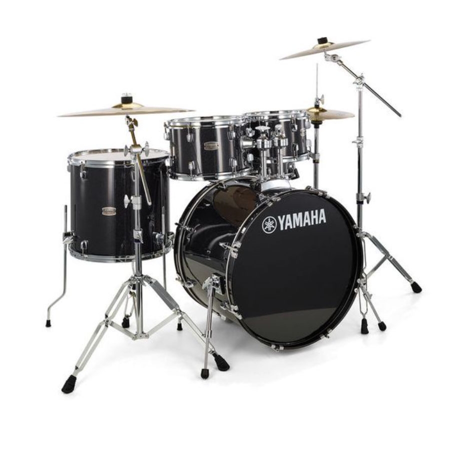 Yamaha RYDEEN RDP2F5 Acoustic Drum Set With Hardware - Black Glitter