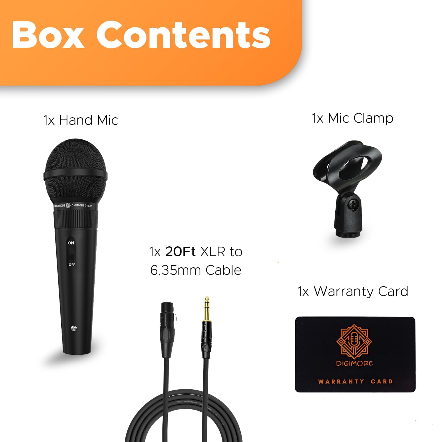 Digimore D-1020 Proffessional dynamic microphone