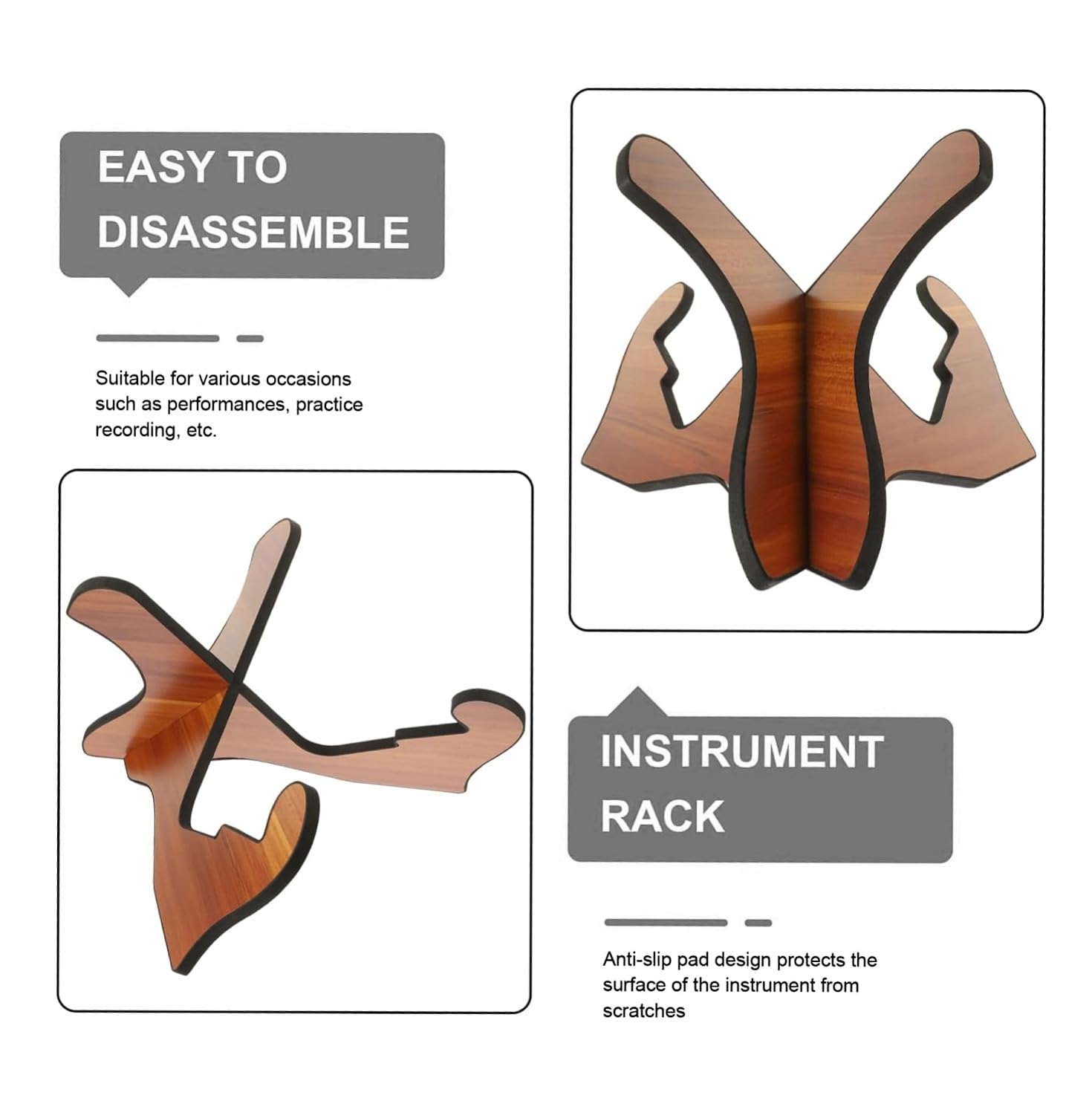 Neowood WX-5 Guitar Stand Universal Wooden Guitar Stand