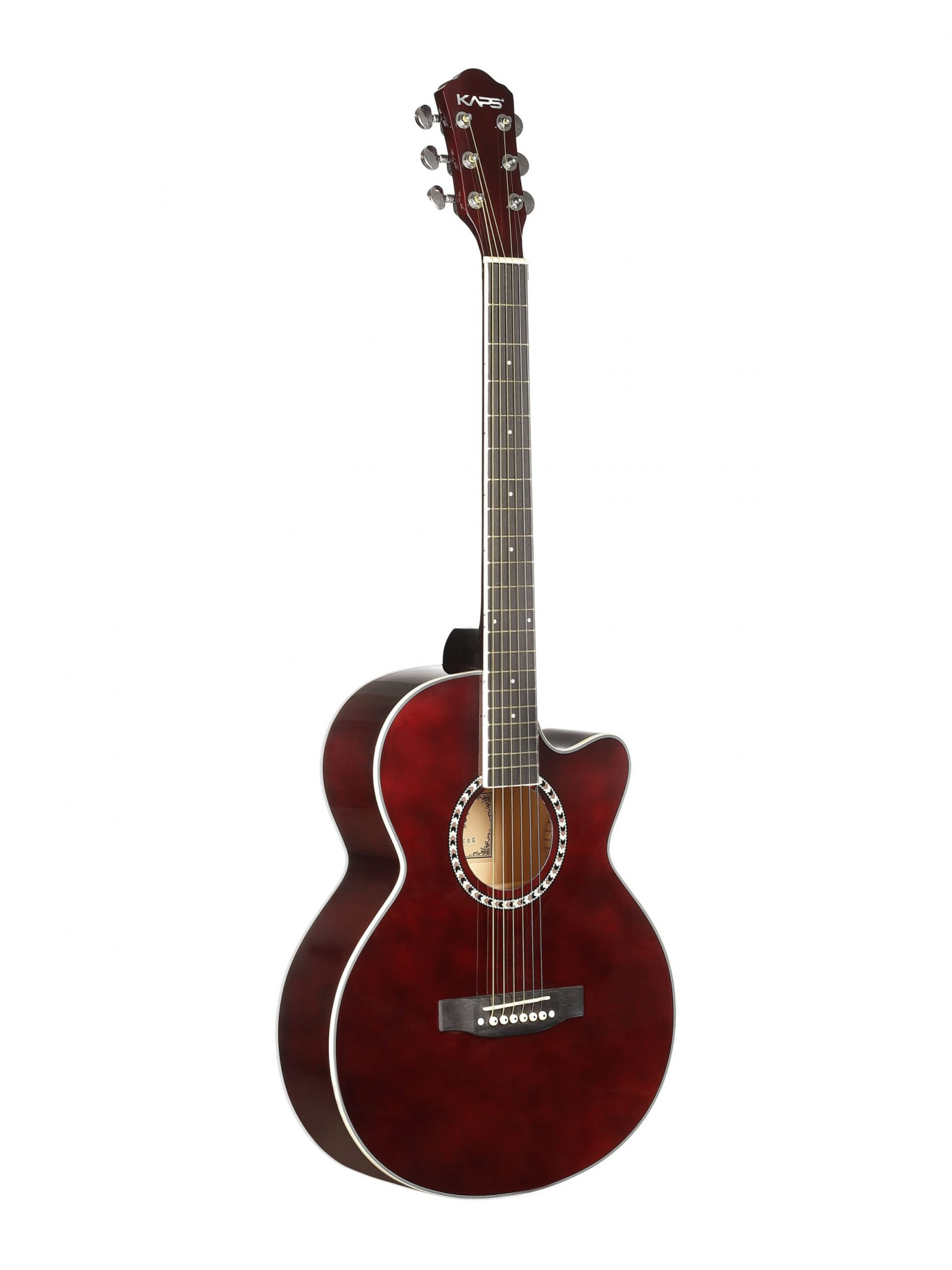 Kaps ST-10CRG Acoustic Guitar Wine Red