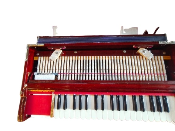 Classical Harmonium 9 Scale Changer With Coupler 9 Stopper Folding Suitcase