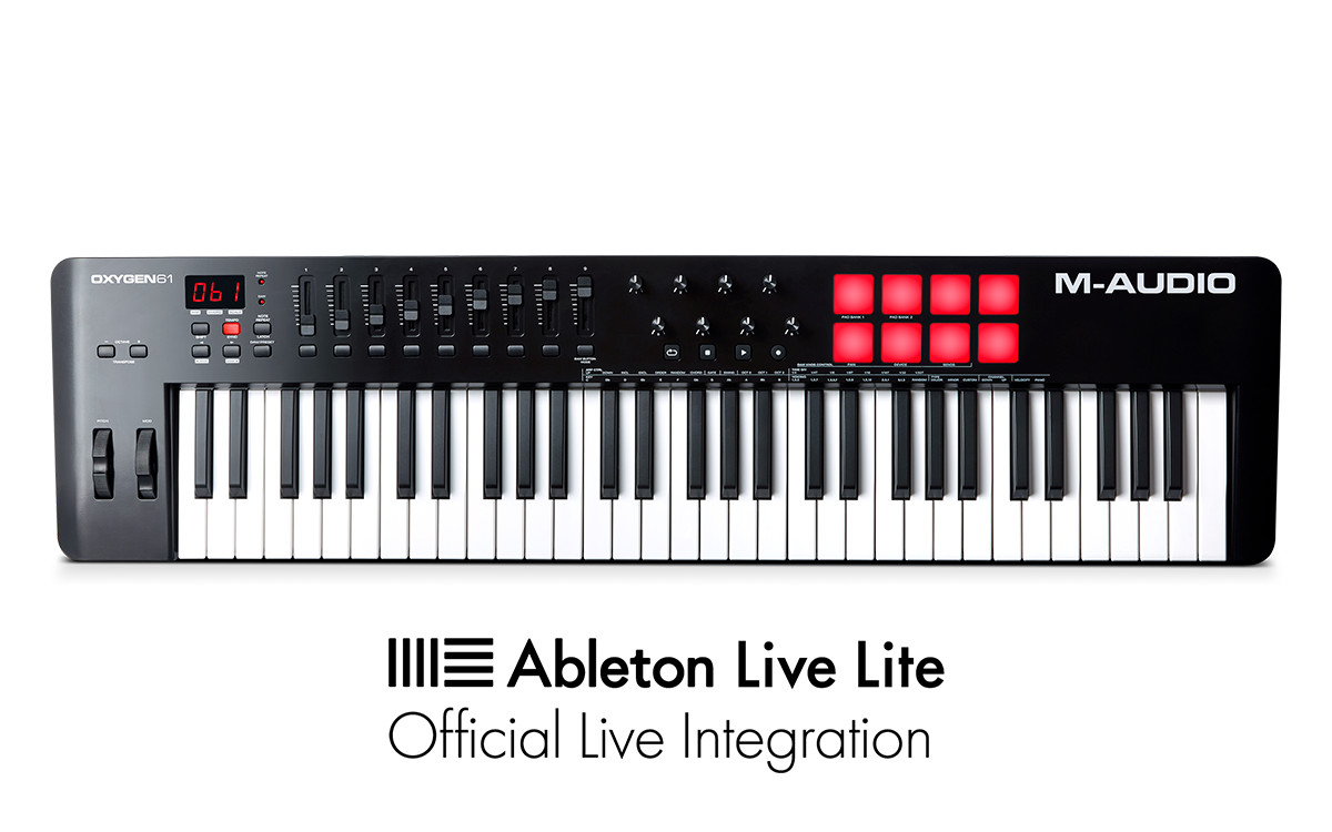 M-Audio Oxygen 61 MKV USB MIDI Controller with Smart Controls andAuto-Mapping