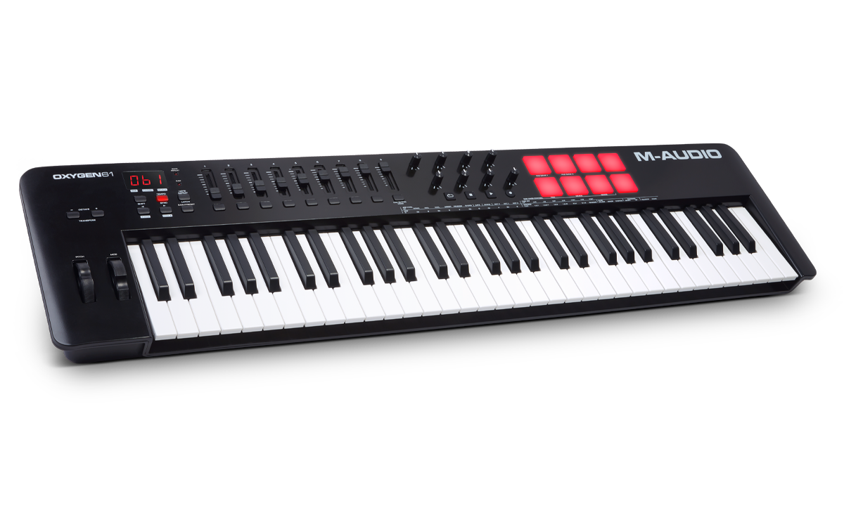 M-Audio Oxygen 61 MKV USB MIDI Controller with Smart Controls andAuto-Mapping