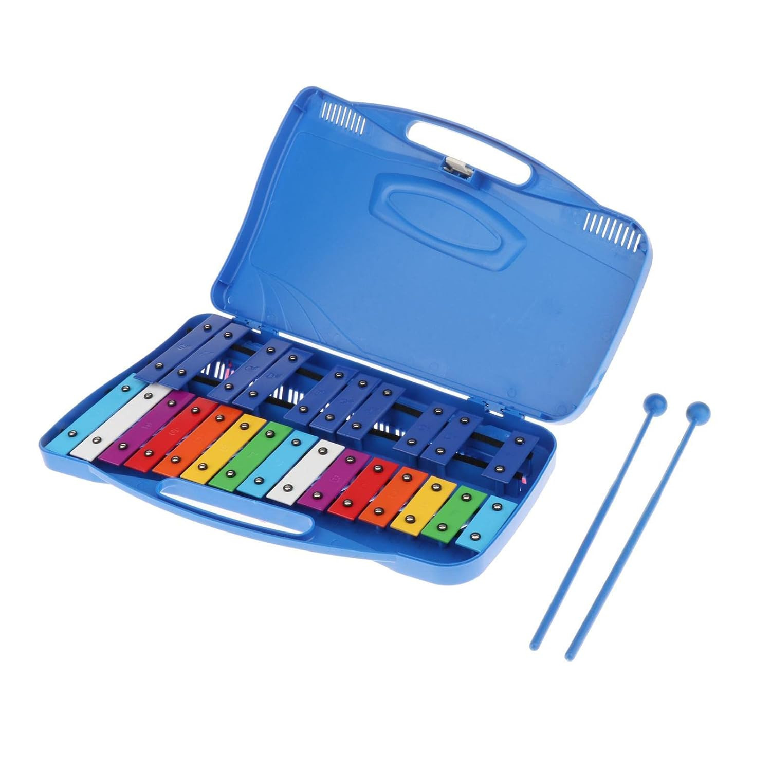 MusicX Professional 25 Note Xylophone For Preschool Children Percussion Instruments Blue