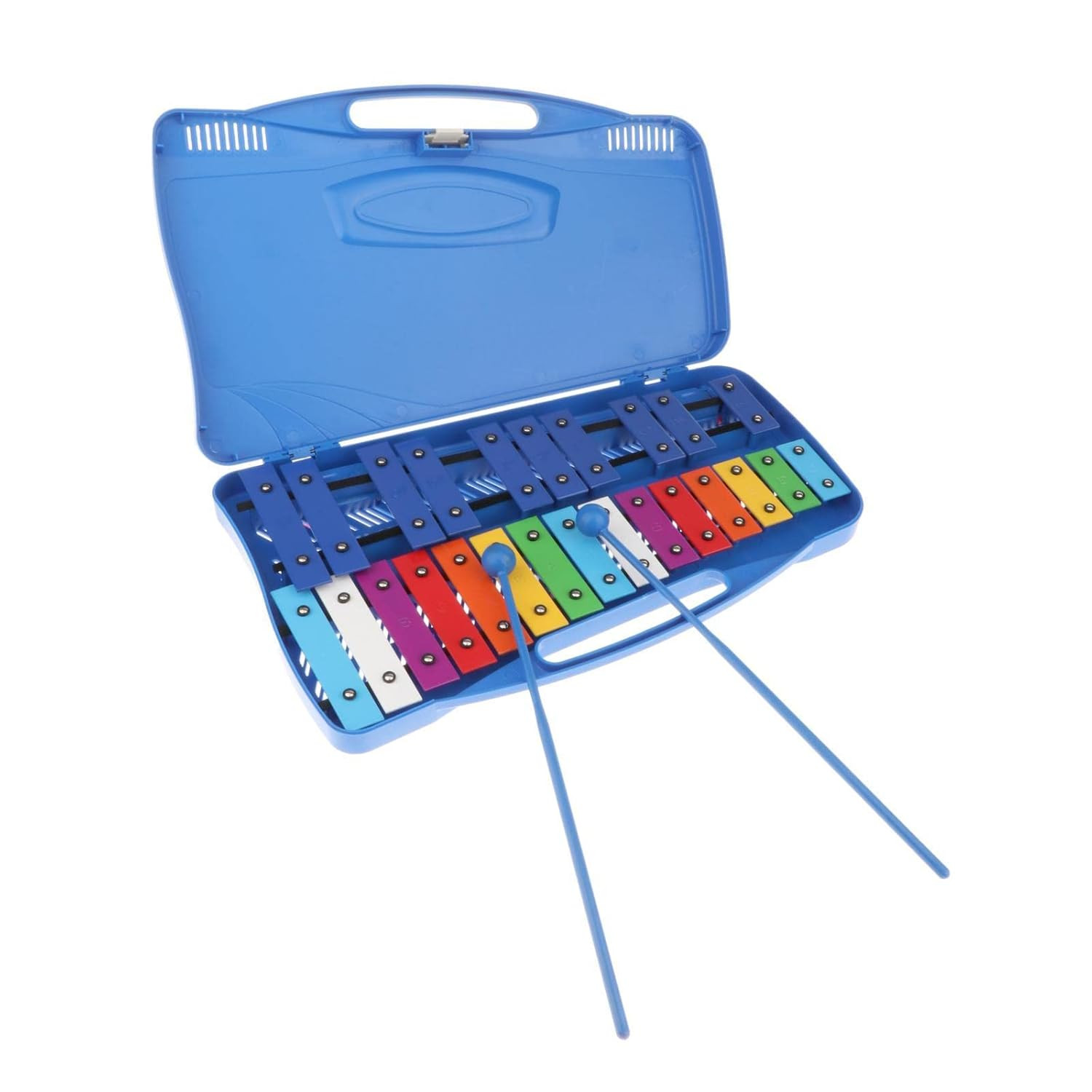 MusicX Professional 25 Note Xylophone For Preschool Children Percussion Instruments Blue