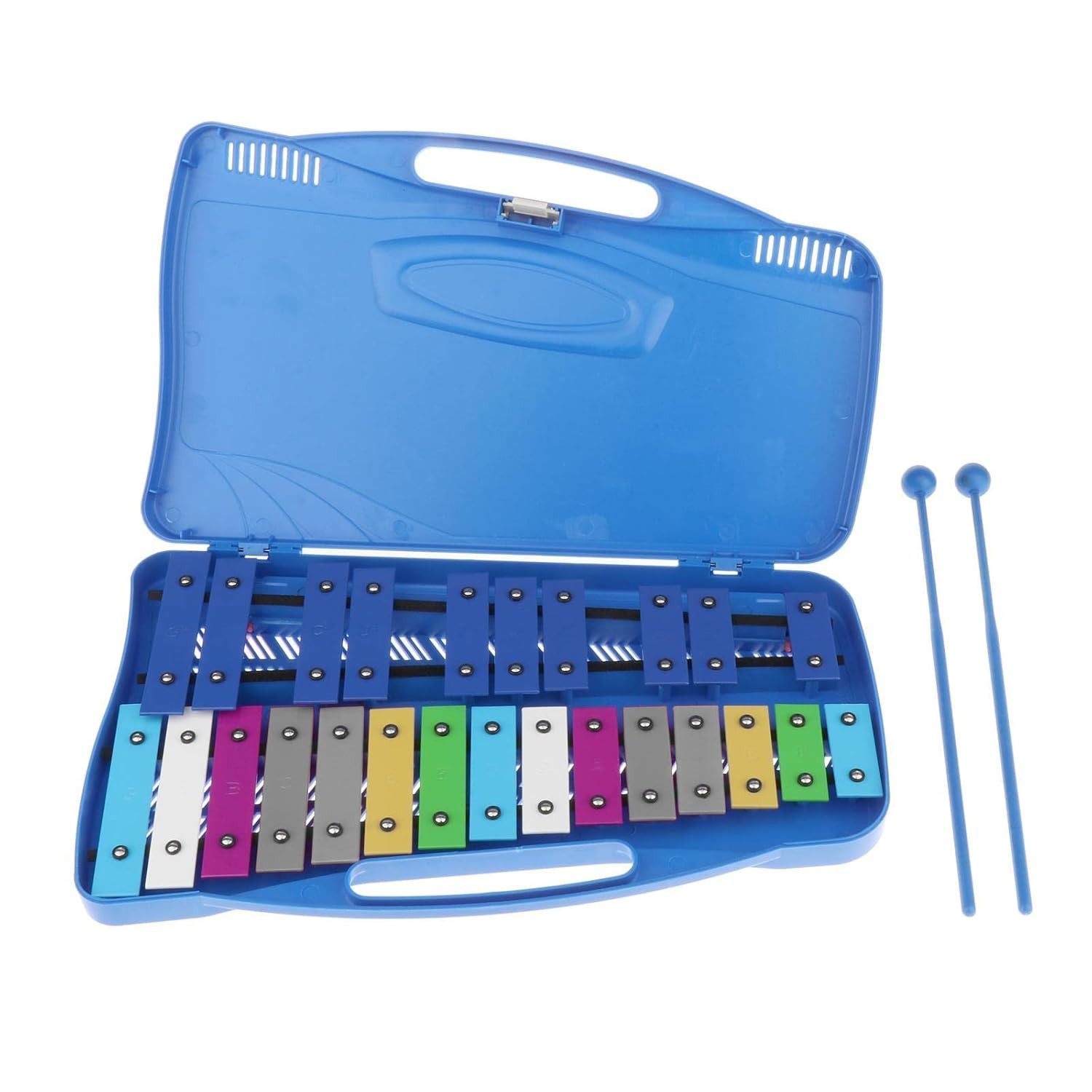 MusicX Professional 25 Note Xylophone For Preschool Children Percussion Instruments Blue