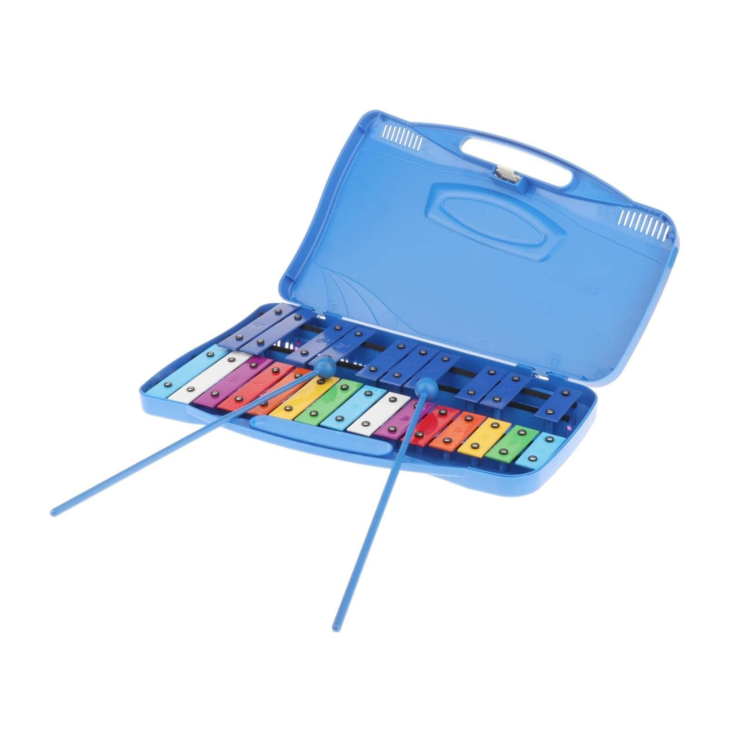 MusicX Professional 25 Note Xylophone For Preschool Children Percussion Instruments Blue
