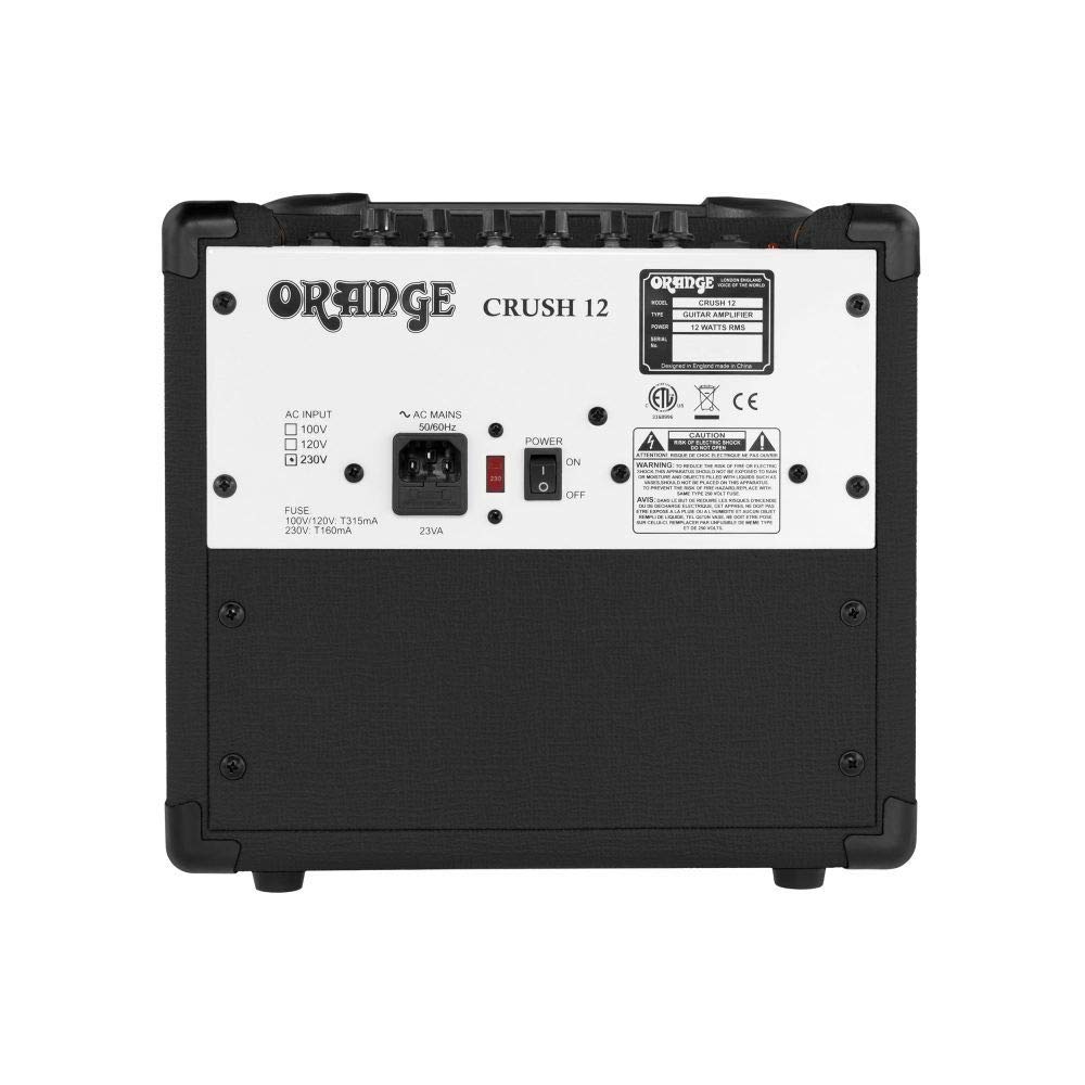 Orange Amps Crush 12 Bk Guitar Amp 12Watts Black