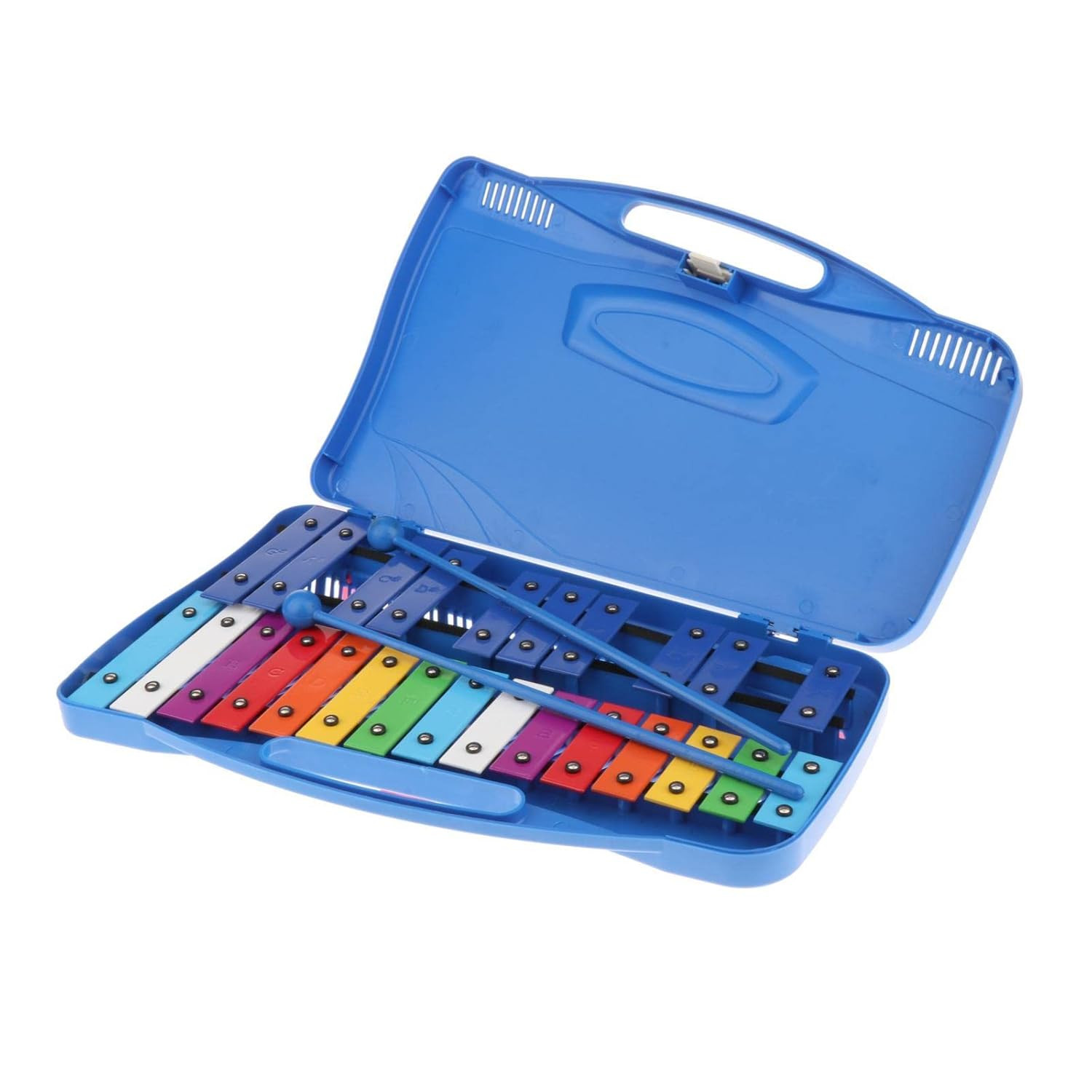 MusicX Professional 25 Note Xylophone For Preschool Children Percussion Instruments Blue