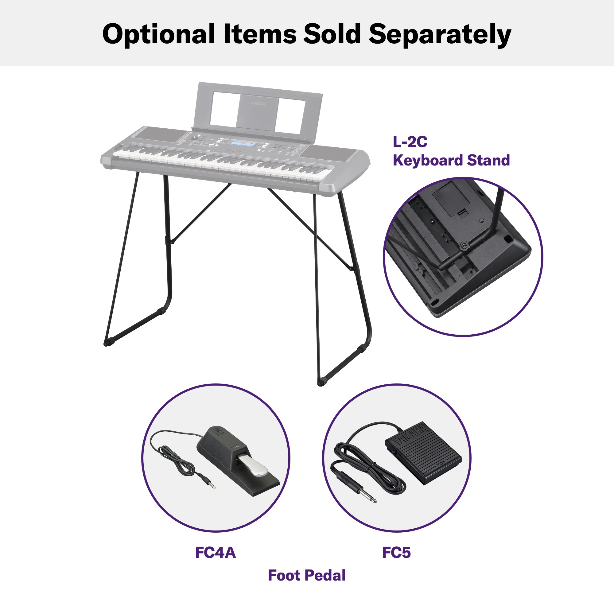 Yamaha PSR-I300 Portable Keyboard 61 Keys with Adapter Stand Carry Bag Dust Cover Combo Pack