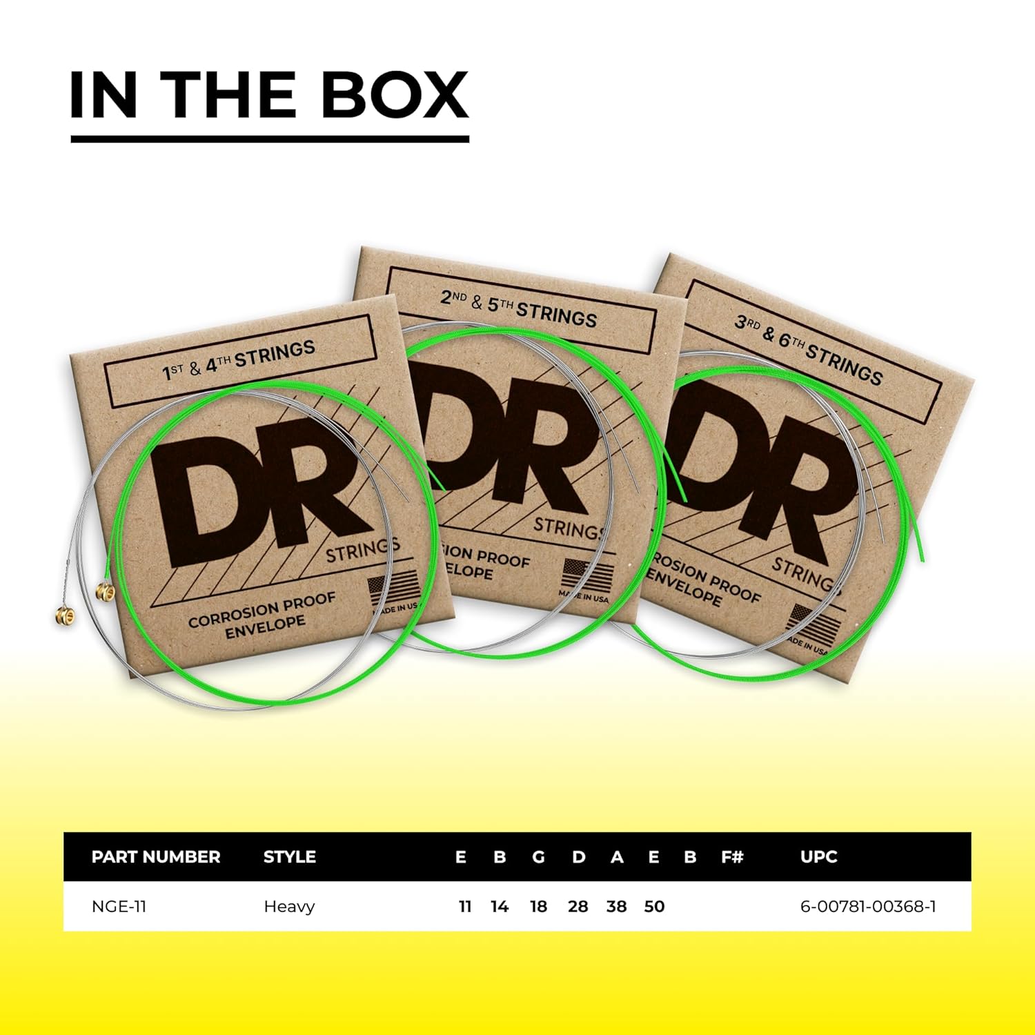 DR Electric String Set NGE 11