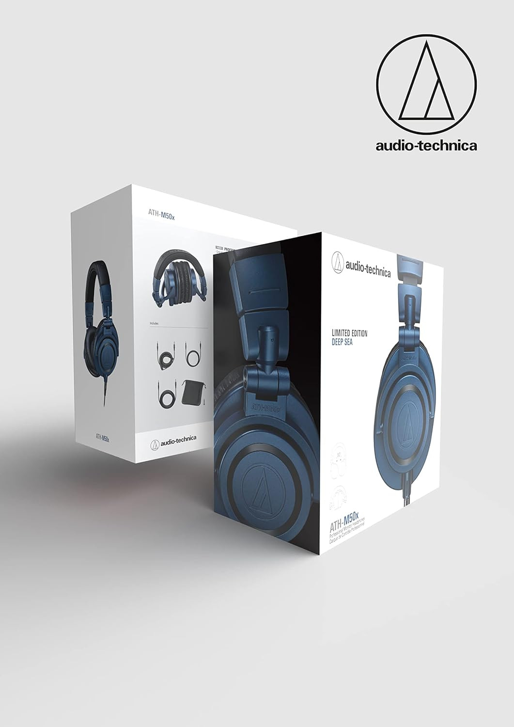 Audio-Technica ATH-M50xDS Closed-back Studio Monitoring Headphones - Deep Sea Blue Limited Edition