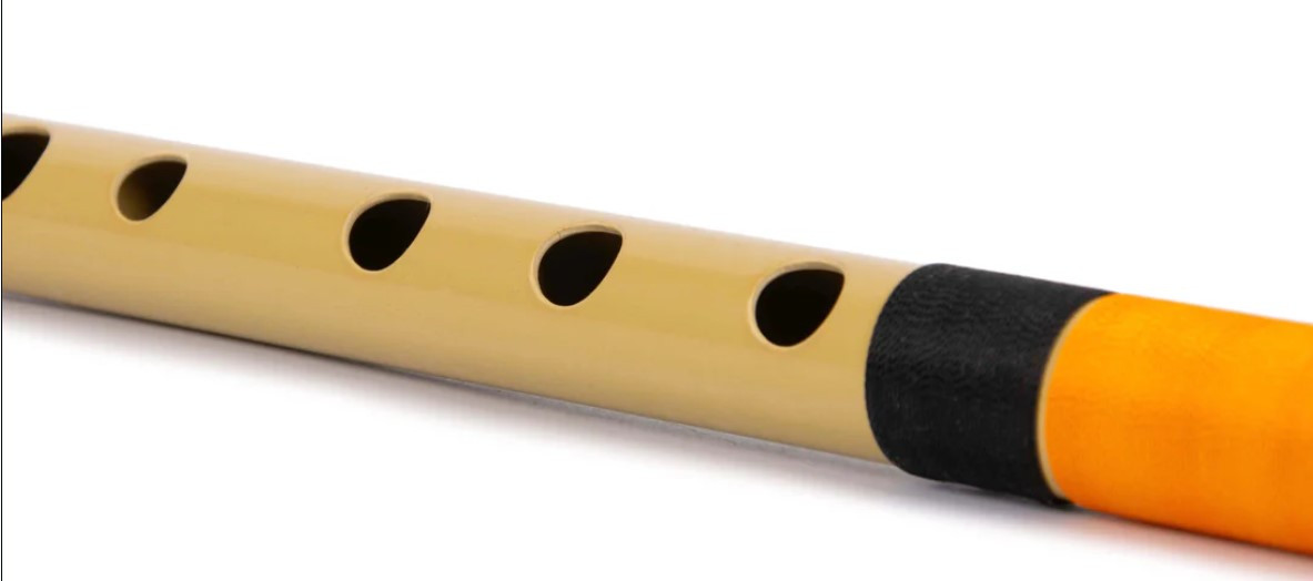 Radhe Flutes PVC Fiber D Sharp Bansuri Middle Octave 17inches