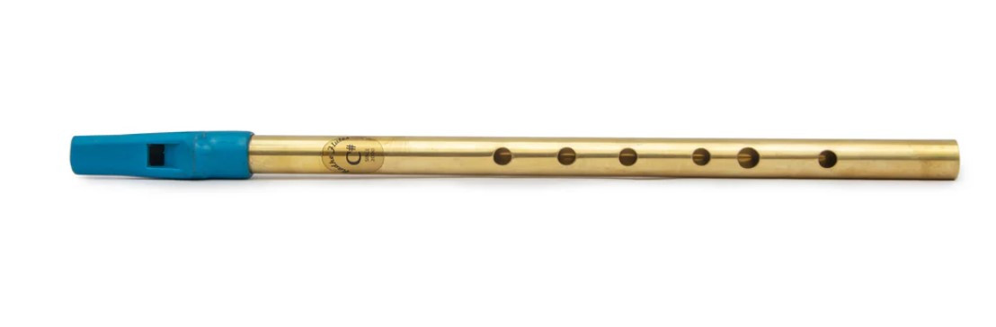 Radhe Flutes Brass C Sharp Soprano Vertical Blow 125inches