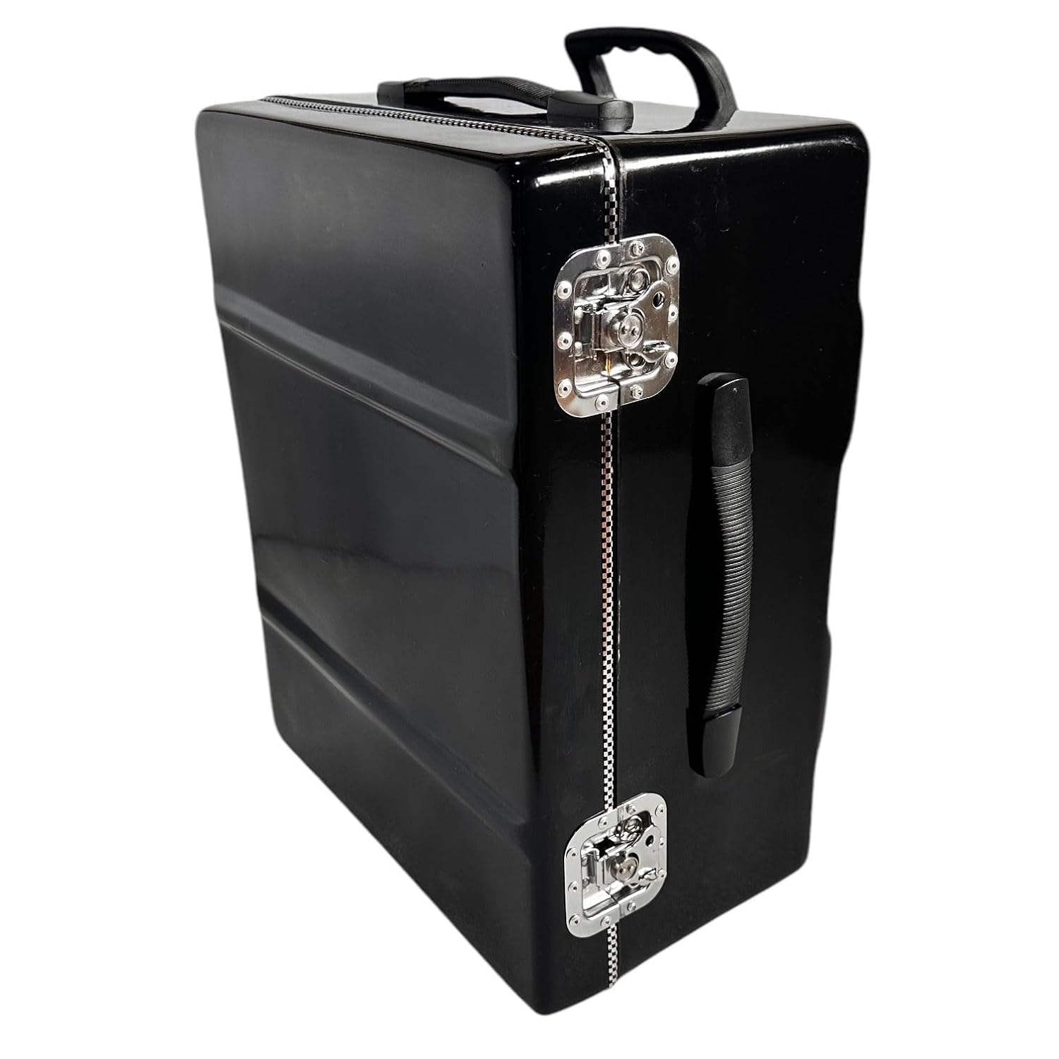 Octapad Fiber case double compartment with Trolley and wheels for Roland Octapad - PLAIN BLACK